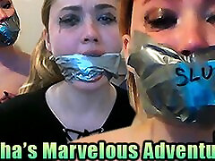 Blond Uk Amateur Slut Misha Mayfair Gagged With Duct Tape, Smelly Socks And abigail teen xxx Panties
