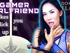 Gamer GF Makes You Lick It Up Full dill waly: dominaelara.com