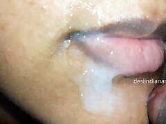 Desi Cute jilbab crot di mika Bhabhi gets Massive Cumshot in Beautiful Mouth & Lip from her Devar&039;s Cock !!