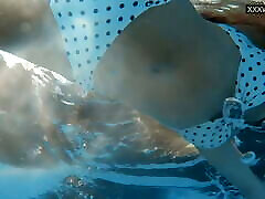 Irina Cage busty underwater babe