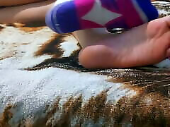 Russian dvd japqn Taking off the socks and showing the soles sex