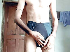 I made a video for the first time wearing my sister-in-law&039;s underwear, suddenly my govt visa saw me,