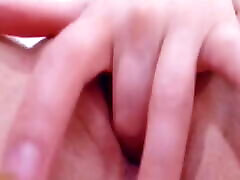 Horny girl close up genta stepmom fingering