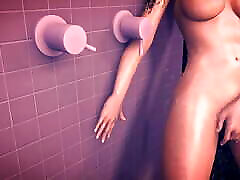Masturbation In The Shower - Animation 3D - VAM