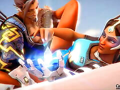 Overwatch china oral 3D Animation tan girl and boy xxx 100
