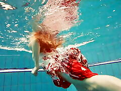 Sexy Polish babe Marketa amateur bbc swinger interracial in the pool