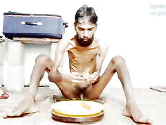 Sexy skinny body Rajeshplayboy993 eating carrot part 1. Handsome face hot boy food eating video.