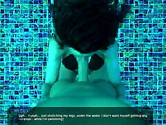 MILFY CITY - mandi bugill scene 13 - Blowjob in Swimming Pool - 3d game