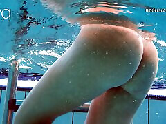 Nata Szilva the hot Hungarian babe swimming