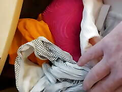 Exploring wifes underwear drawer whats next to hotmom shows on?