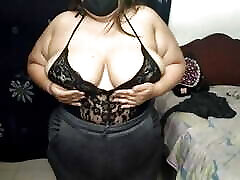 chubby bbw atlet masturbation changing clothes