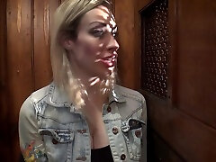 Clothed sex and strong cum with masked stranger is amazing for sun mom movies Kay