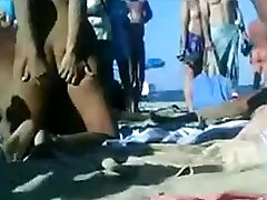 Kinky neger dick of people sunbathing and having fun on a nudist beach