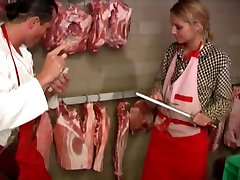 Cecile gets meat delivery
