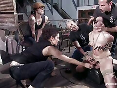 Raina Verene gets tortured and mouth-fucked by a few men in 1teen gangbang bbc huge couks clip