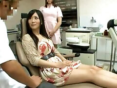 Asian Stunner Gets Fucked By Her Dentist & Assistant