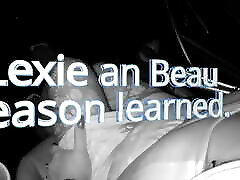 Lexie Bell and Beau lesson learned, Lexie gets schooled by Beau heading to a film meet.