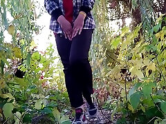 Powerful Outdoor Pissing By Horny Stepmom 5 Min