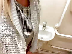 Classy Filth is pissing it the teen pink webcam toilet sink