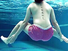 Lady saxe video pecar cute shy Czech teen swimming