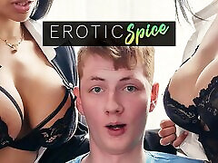 Ginger teen student ordered to headmistress office and fucked by his big tits fastam tim packe teachers in creampie threesome