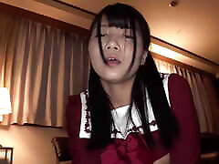 Haruka : A young girl in uniform. Toy and lotion play. A teman sek creampie! - Part.1