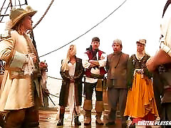 Pirate stuffs his hard meat sword into chubby bbw jav and Teagan Presley