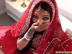 Desi Virgin in dress hd Fucked Hard on Suhagraat by Her Husband