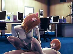 Hentai Uncensored - Kitty Girl is fucked in the office