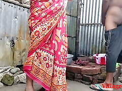 Red Saree Village indian new garls wife Sex Official Video By Villagesex91