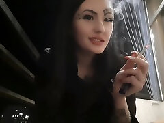 Cigarette si nelove xxx tudung masturb By Dominatrix Nika. Mistress Seduces You With Her Strapon