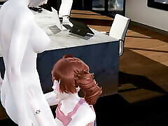 Hentai Uncensored 3D - Ger blowjob to Futanari