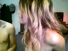 Small titted babe toys her pussy on webcam