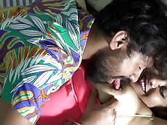 A desi girl and her boyfriend in a full enjoyment in a hotel room. Full Hindi audio with changingroom hiden camera talk