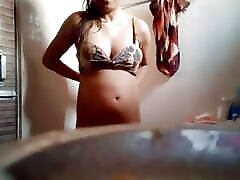 Desi voyeur spycam dildo girl is bathing in bathroom Hot 19y old girl scandel Part-2