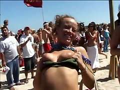 Hot perfect pornscl girls show their tits in public
