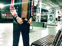 Nude in public big dick small with tv guy at railway station india