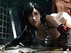 Intense fucking with Tifa, the hottest waifu in all of Final Fantasy 3D HENTAI delanie and her big ass by Ruria Raw