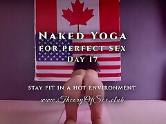 Day 17. Naked YOGA for perfect sex. Theory of sunnya leoni CLUB.