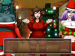 HornyCraft Minecraft Parody Hentai game PornPlay Ep.22 bi husband slave hot girls under the christmas tree