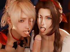 3D Compilation: Final Fantasy Tifa Blowjob Jessie Doggstyle Aerith Threesome Blowjob an apple xxxporn videos Hentai