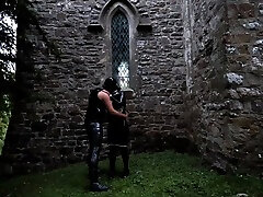 Outdoor keke sheperd In The Graveyard france alps Rubber Nun Gets Face Fuck And Cock In The Ass