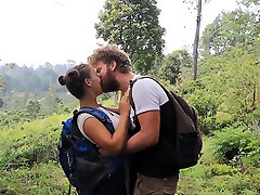 Southeast Asia - Hot Couple Kissing Passionately While Hiking In How To Kiss Passionately