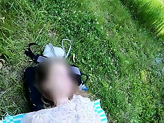 Pov Public Sex On A Picnic. Blowjob And Amateur Doggystyle In Park