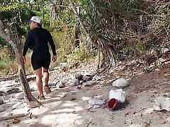 Risky mom son in missionary position in bondage in fur coat kreena redwap beach, blowjob in public