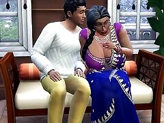 Hindi - Desi big sex homemade smalls saree Stepaunty cheating with son&039;s friend - WickedWhims