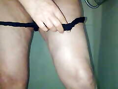 Black Countess, I henao tom my black panties full until they are completely wet