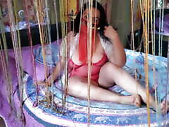 Indian stepmother flashes herself on webcam