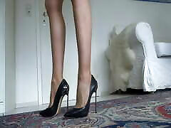 Perfect beautiful blu brailey brooks high heels show