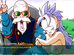 Kame Paradise 3 - West Supreme Kai gets saved by a big old cock